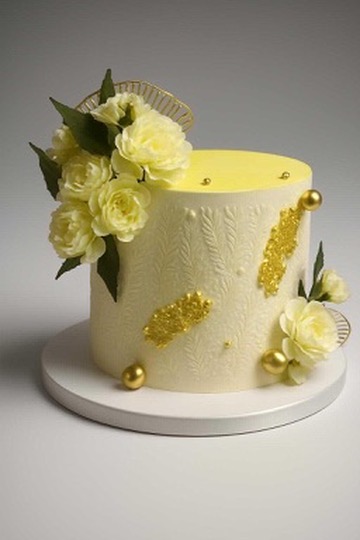 8" 4 layers Italian meringue buttercream