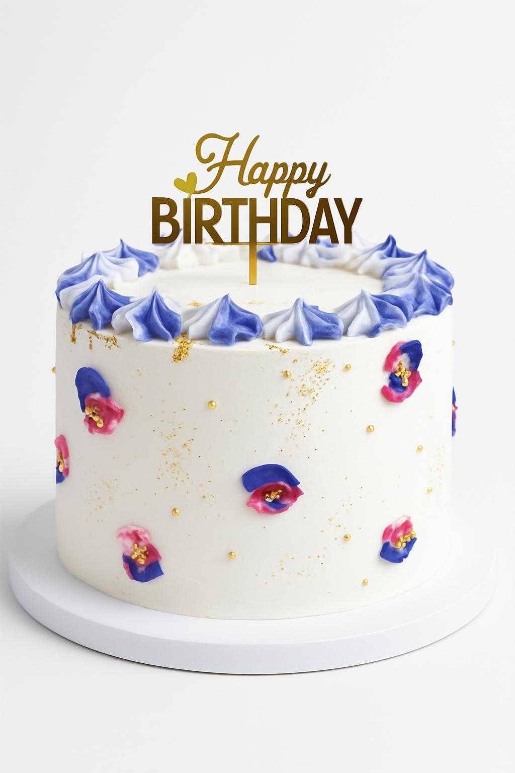 10” 3 layers whipped cream