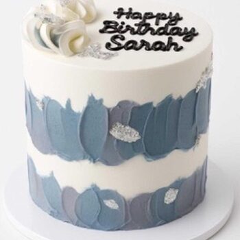 8" 3 layers whipped cream