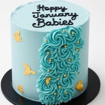 8" 3 layers whipped cream